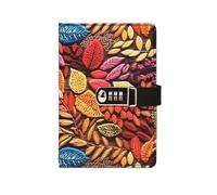 Carnet de notes A5 avec mot passe et cadenas for filles, journal intime, 260 pages lignées, papeterie scolaire, bureau pour l'organisation quotidienne personnelle(Color 3)