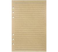 Carnet De Notes A5 Rechargeable, 160 Pages, Feuilles Mobiles À 6 Trous Pour Une Gestion Facile Des Pages.