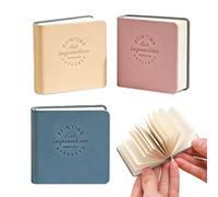 Carnet de notes aquarelle - 3 pièces 5 x 5 cm à couverture rigide, petit carnet de papier aquarelle - pour cours d'art, voyage, école, dessin, croquis, , adultes, adolescents, artistes