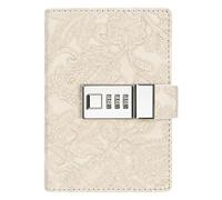 Carnet de notes avec serrure à combinaison for étudiants et adultes, journal intime secret code pour l'organisation quotidienne personnelle(Beige)