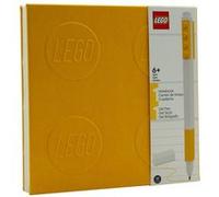 Carnet de Notes avec Stylo Gel Lego Jaune Jaune G
