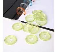 Carnet De Notes Avec Trou En Forme De Champignon 35mm, 100 Pièces, Disques De Liaison, Anneaux De Coeur Pour Bricolage, Boucle À Feuilles Mobiles, Planificateur De Boutons, Fournitures De Bureau