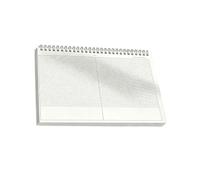 Carnet de notes B5 à section spirale supérieure, 120 pages, mise en page à spirale pour les notes de cours, la révision des études, les comptes rendus de réunions, la planification quotidienne, le le