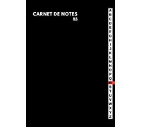 Carnet de notes B5: Avec Répertoire Alphabétique de A à Z | Format B5 | 120 pages