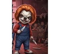 Carnet de notes Boston Terriers Horreur: Ligné et numéroté - pour les fans de Boston Terriers et de films d’horreur