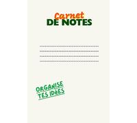 Carnet de Notes: Cahier simple pour le travail et les études