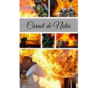 Carnet de Notes: Carnet de notes / cahier ligné original sur les pompiers / 6*9 pouces 120 pages /sapeur-pompier/soldat du feu/journal de voyage ... amateur, professionnel ou à offrir en cadeau.