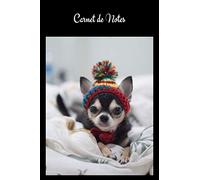 Carnet de Notes: Chihuahua. Cahier de notes chien Chihuahua. Joli cahier de 100 pages lignées numérotées avec sommaire format 6x9. Joli livret de ... A5, carnet d’écriture, mots de passe...