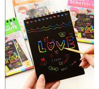 Carnet De Notes Créatif À Gratter, Carnet De Notes, Jouet De Peinture Arc-En-Ciel, Scrapbook, Bricolage, Artisanat, Fête Interactive, Livraison Directe My10 22