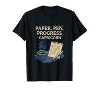 Carnet de Notes de Bureau Capricorne Zodiac T-Shirt