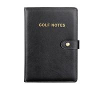 Carnet de notes de golf - Carnet résistant aux intempéries Rite in the Rain avec marqueur vert de haute précision, porte-marqueur en cuir, journal statistique de la distance pour