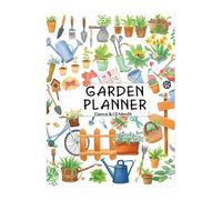 Carnet de notes de jardin - Structure de soutien à la gestion de la culture, spécification du dossier de travail, fonction de suivi des habitudes, conception de jardinage polyvalente | Agriculture, lo