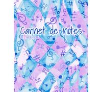 Carnet de notes de l'infirmière scolaire - arlequin notes de musique