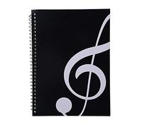 Carnet de notes de musique vierge 50 pages de partitions de musique à spirale, carnet de notes de piano