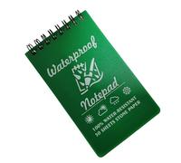 Carnet de notes de poche à spirales imperméable pour écrire dans le champ de pluie pour la maison, résistant aux intempéries, papier résistant aux intempéries pour le bureau