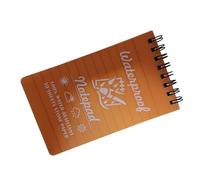 Carnet de notes de poche à spirales imperméable pour écrire dans le champ de pluie pour la maison, résistant aux intempéries, papier résistant aux intempéries pour le bureau