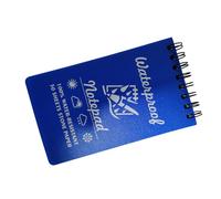 Carnet de notes de poche à spirales imperméable pour écrire dans le champ de pluie pour la maison, résistant aux intempéries, papier résistant aux intempéries pour le bureau
