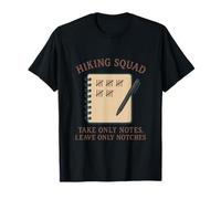 Carnet de Notes de randonnée avec encoches T-Shirt