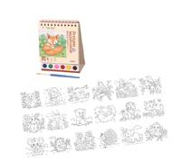 Carnet de notes de voyage à double spirale avec pinceau pour studio de peinture