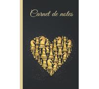 Carnet de notes échecs: Cahier d'échecs à larges lignes, cahier en papier ligné,6 * 9 pouces-120 pages pour l'école, les étudiants, cadeau pour ... filles, cahier d'échecs, amateur d'échecs