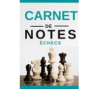 Carnet de notes échecs: un cahier ligné élégant sur le thème du jeu d'échecs de 120 pages (cover typo) à remplir selon vos envies.