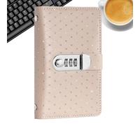 Carnet de notes économique - Classeur à pièces avec serrure à combinaison, organisateur de billets en papier, peut contenir jusqu'à 100 feuilles, enregistrements simples, outil de gestion financière