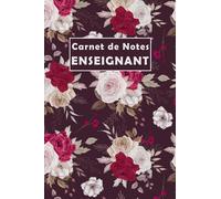 Carnet de Notes Enseignant: Cahier Relevé de Notes pour les enseignants des collèges et lycées - Format A5