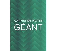 Carnet de notes Géant: Extra Gros Cahier 760 Pages Avec Papier Ligné Grand Format A4 (21 x 29.7 cm) - Espacement des lignes 8,1 mm