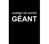 Carnet de notes Géant: Gros cahier 600 Pages Avec Papier Ligné Grand Format A4 (21 x 29.7 cm)