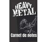 carnet de notes heavy metal: pour tous les fans de hard-rock des années 70 et 80