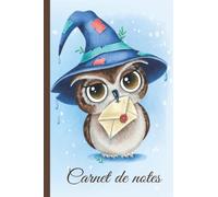 Carnet de notes Hibou: Cahier de hibou large ligné, cahier de papier ligné pour l'école, les étudiants, cadeau pour les enfants, les garçons, les ... cahiers de hibou, les amoureux de la chouette