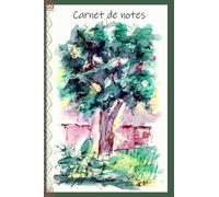 Carnet de notes. Illustré d'une jolie aquarelle d'extérieur. L'arbre: Organisteur pour vos idées