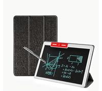 Carnet de notes LCD de 25,4 cm - Libérez votre créativité avec le bloc-notes numérique et l'étui en cuir synthétique