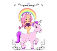 Carnet de Notes Licorne: 110 Pages Magiques pour Écrire et Rêver