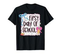 Carnet de Notes Mignon avec nœud en Papier pour Le Premier Jour d'école T-Shirt