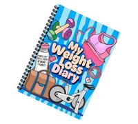 Carnet de notes minceur convivial pour exercices de suivi de régime alimentaire pour les utilisateurs actifs