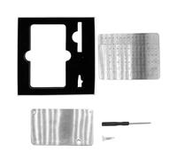 Carnet de notes multifonction en acier inoxydable pour encodage et protection mécanique privée de mots de passe en acier inoxydable