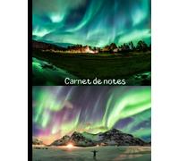 Carnet de notes Norvège: Cahier ligné grand format. Idée cadeau à offrir pour anniversaire ou fêtes de fin d'année.