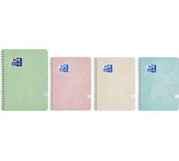 Carnet de notes Oxford A4 80k quadrillé Touch Pastell