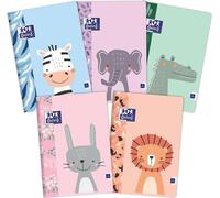 Carnet de notes Oxford A5 16k carreaux 90g enfants animaux