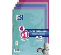 Carnet de notes Oxford Coloré 80 Draps de lit Din A4 (5 pièces)