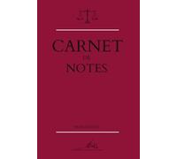 Carnet de notes. Pages lignées.: Avec le serment des Magistrats au dos . Pages blanches avec lignes . Format 14 x 21,5 cm . 108 pages