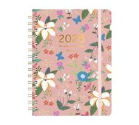 Carnet de notes planificateur 2025 | Planificateur d'entreprise à format A5, organisateur de calendrier à faire un journal de notes, planificateur de calendrier 2025 pour étudiants