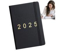 Carnet de notes portable, organiseur de travail avec grand espace d'écriture, planificateur 2025 pour l'école, la maison, le travail