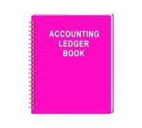 Carnet de notes pour enregistrement des dépenses, planificateur financier et registre de chèques avec papier robuste, journal comptable compact pour budgétisation quotidienne (rose)
