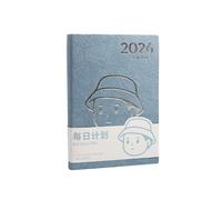 Carnet De Notes Quotidien En Cuir Doublé 2026 Feuilles Planificateur De Jour Académique Avec Signets Ruban Pour La Planification PU 200