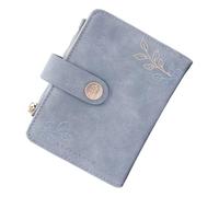 Carnet de notes rechargeable, organiseur d'argent, 5 anneaux, classeur en cuir PU, planificateur budgétaire avec 5 compartiments pour cartes, compartiment à monnaie avec fermeture éclair, portefeuille