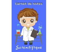 Carnet de notes Scientifique: Carnet scientifique pour garçon | Cadeau pour un fan de sciences physiques | 120 pages lignées