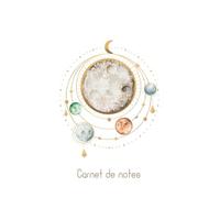 Carnet de notes spirituel- Lune au centre de l'Univers
