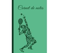 Carnet de notes Tennis: Cahier de tennis à larges lignes, cahier en papier ligné pour l'école, les étudiants, pour enfants, garçons, filles, adolescents, cahier de tennis, amateur de tennis